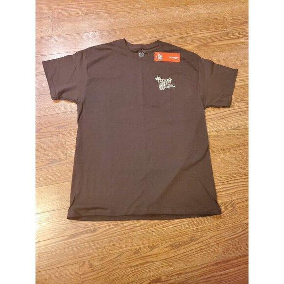 Heartbreakers Club Shirt Men's Size Large Brown Messenger Tee Graphic Print NWT - Picture 3 of 6